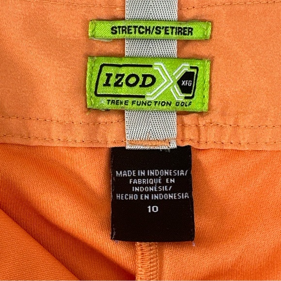 Izod Vibrant Orange Golf Skirt - Picture 3 of 8